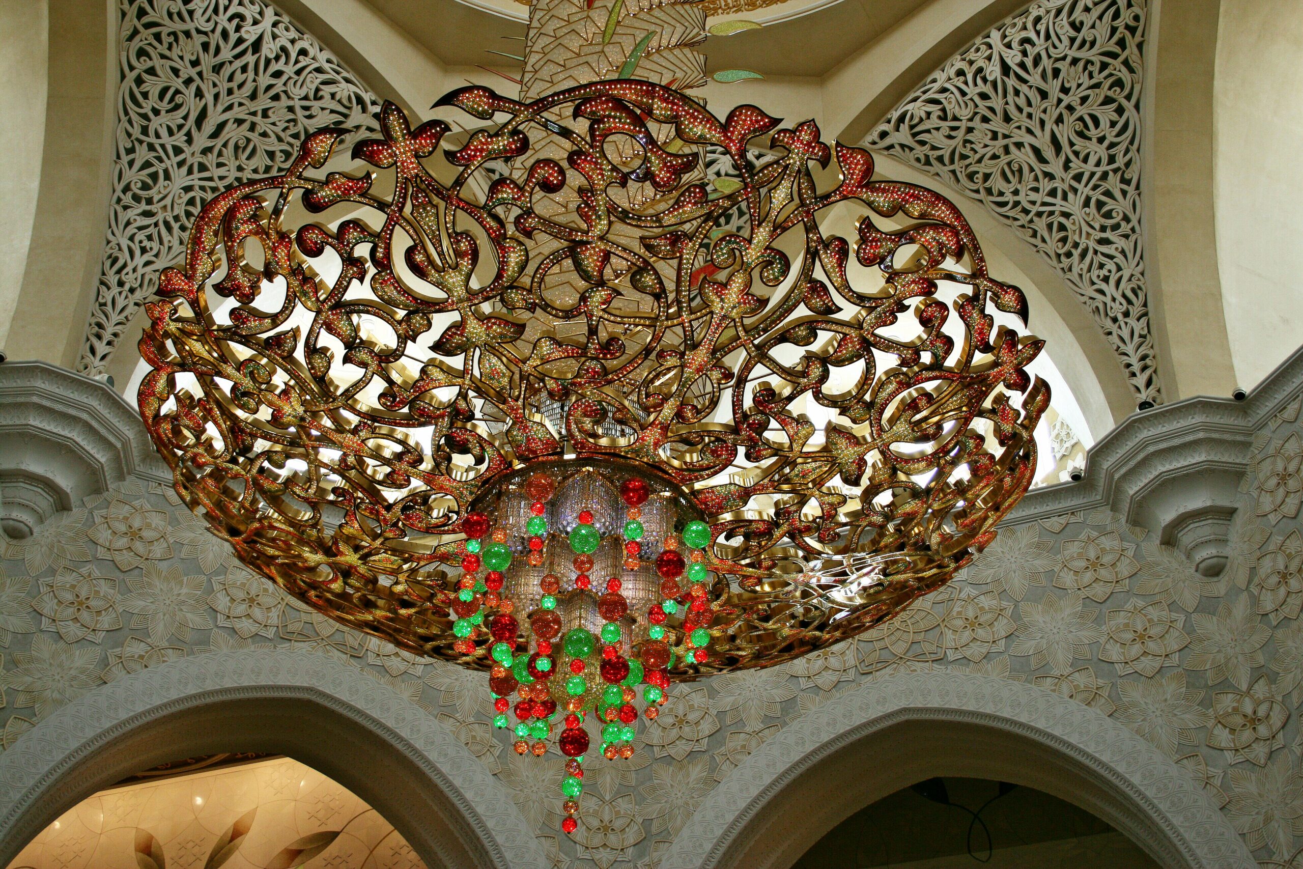 Kronleuchter in der Sheik Zhayed Moschee